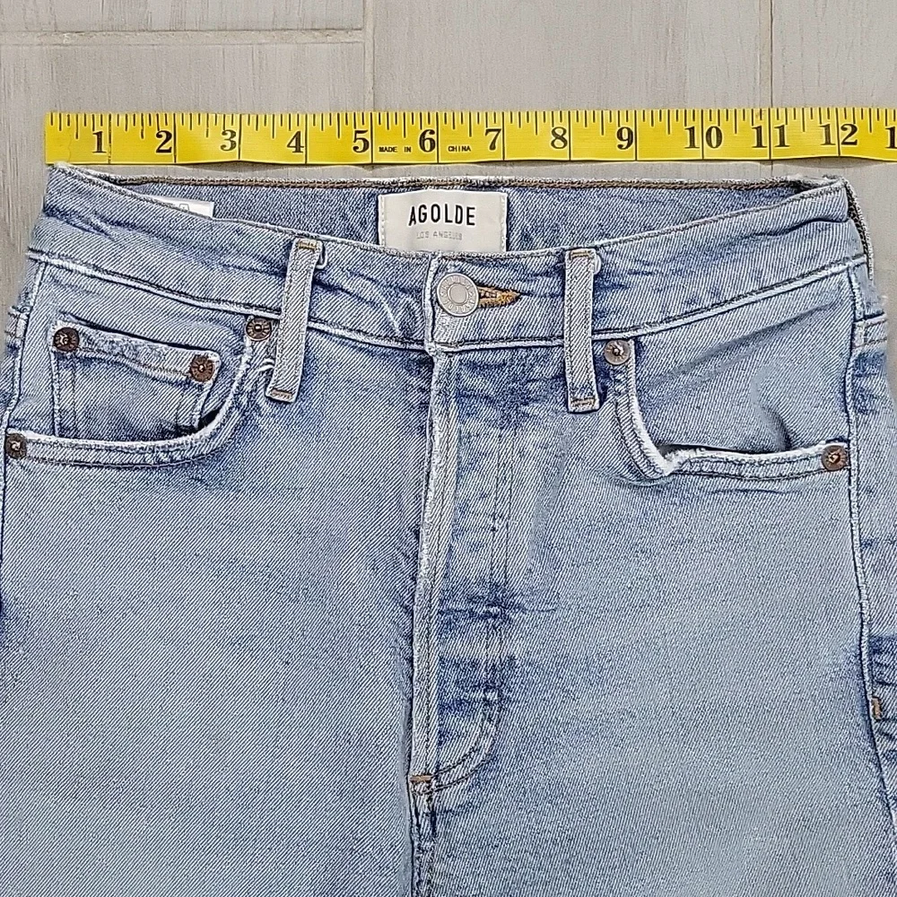 Agolde Nico Button-fly Jeans Size 24 - Picture 8 of 12